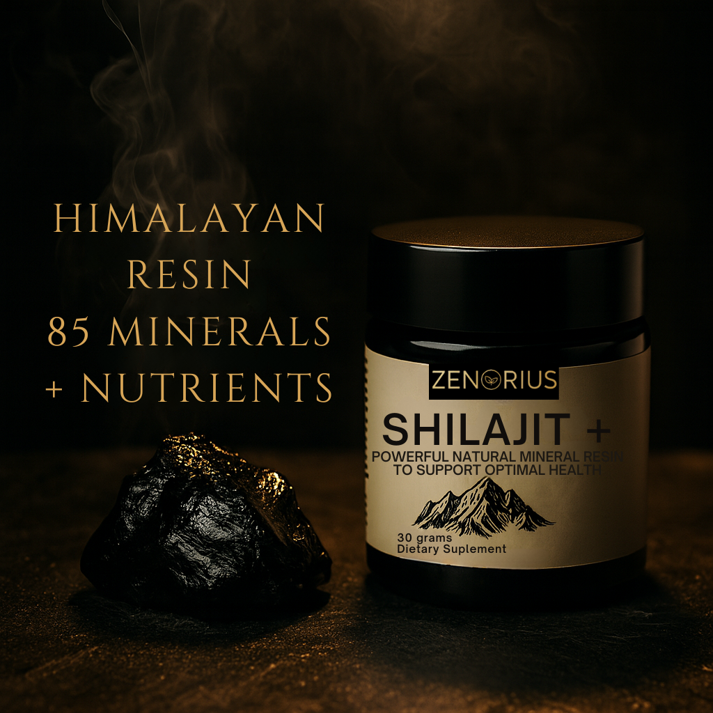 Zenorius Shilajit – Supliment Natural pentru Vitalitate, Focus și Echilibru Interior