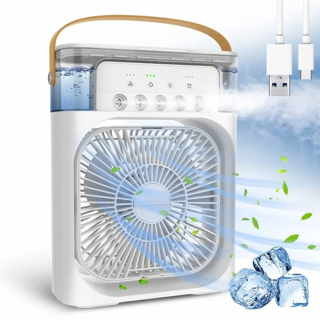 Ventilator Portabil cu Funcție de Umidificare și Răcire a Aerului
