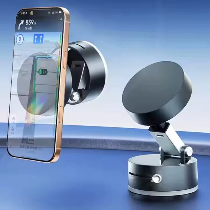 Suport Auto Magnetic 360° cu Ventuză Reglabilă