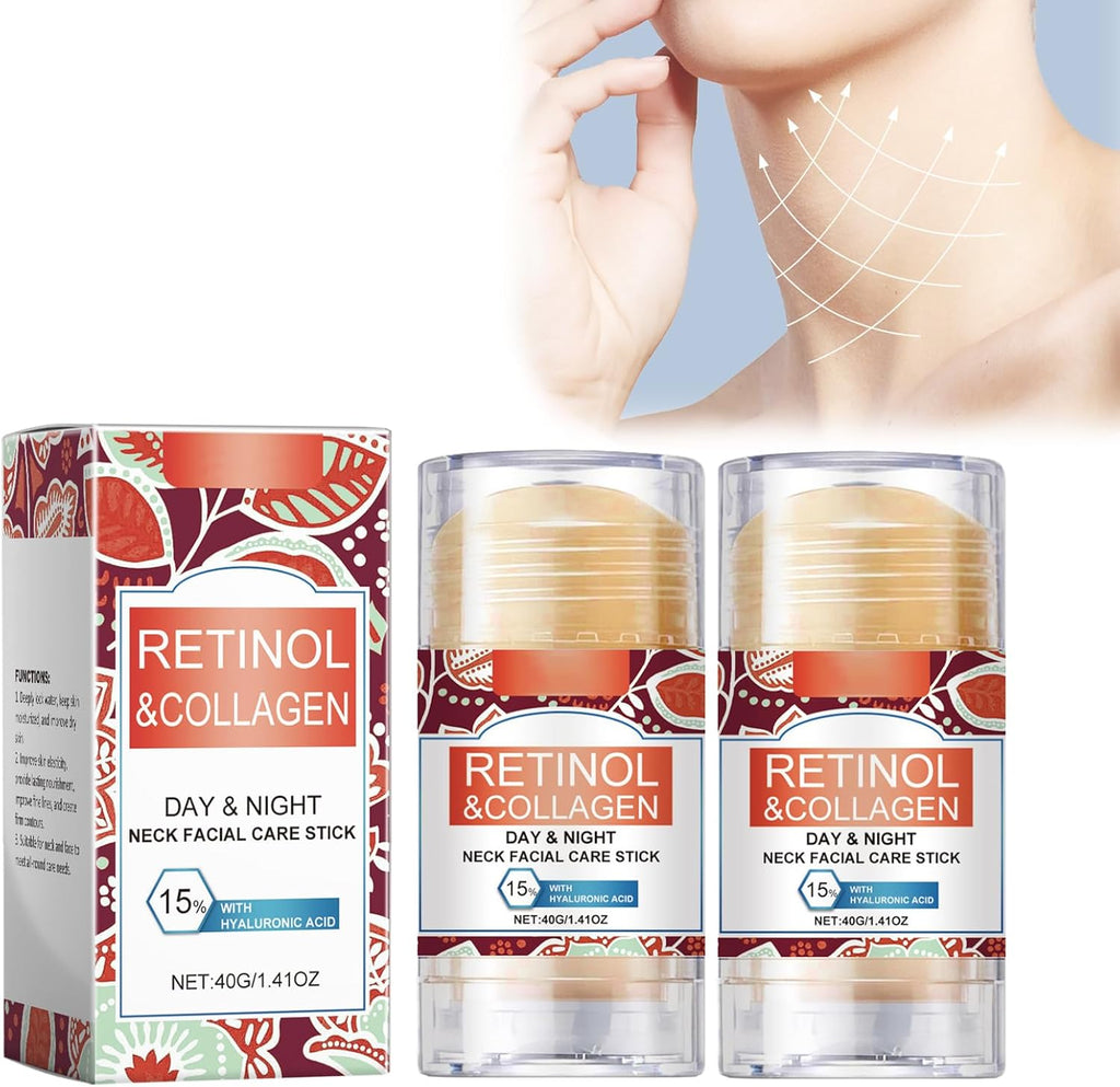 Retinol + Colagen Stick cu Acid Hialuronic – Anti-Îmbătrânire 1+1 Gratuit