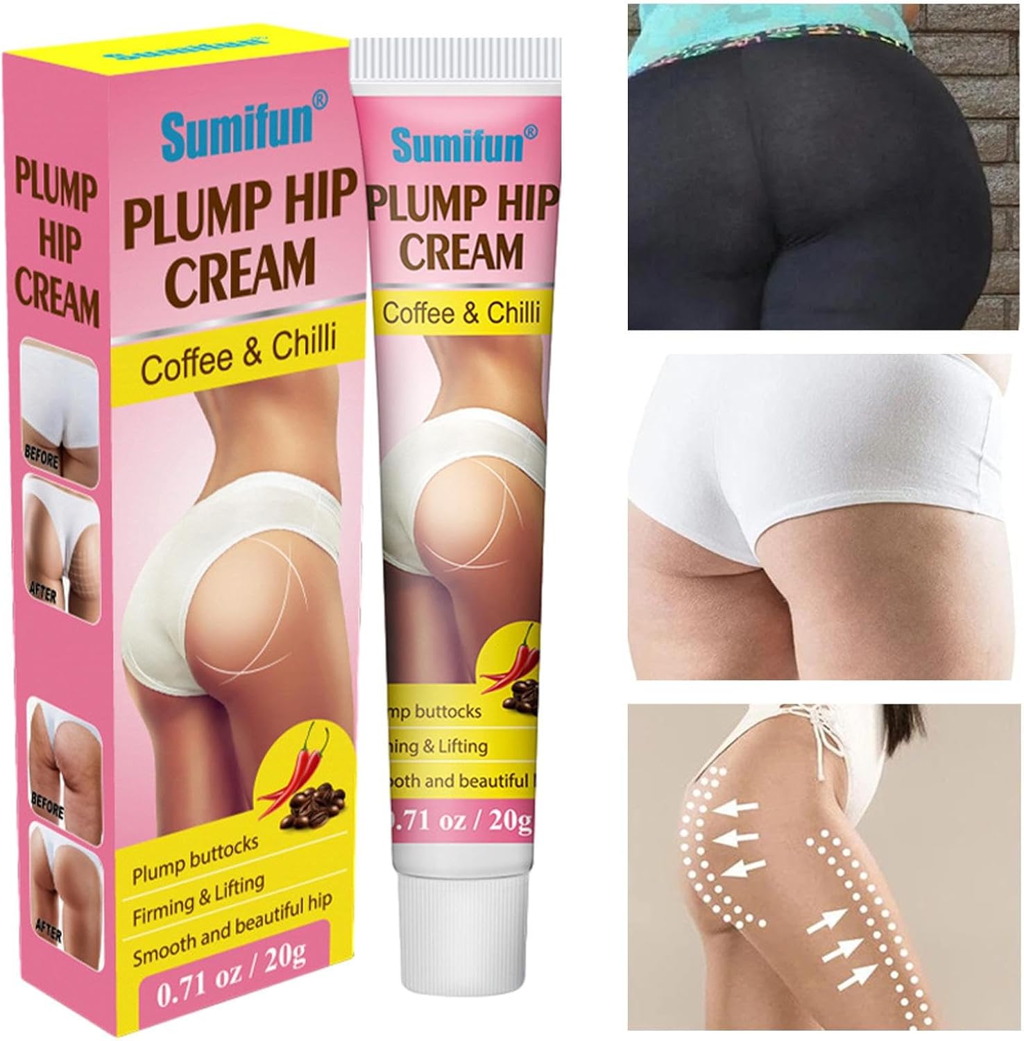 Cremă pentru Mărirea și Fermitatea Feselor 1+1 Gratuit