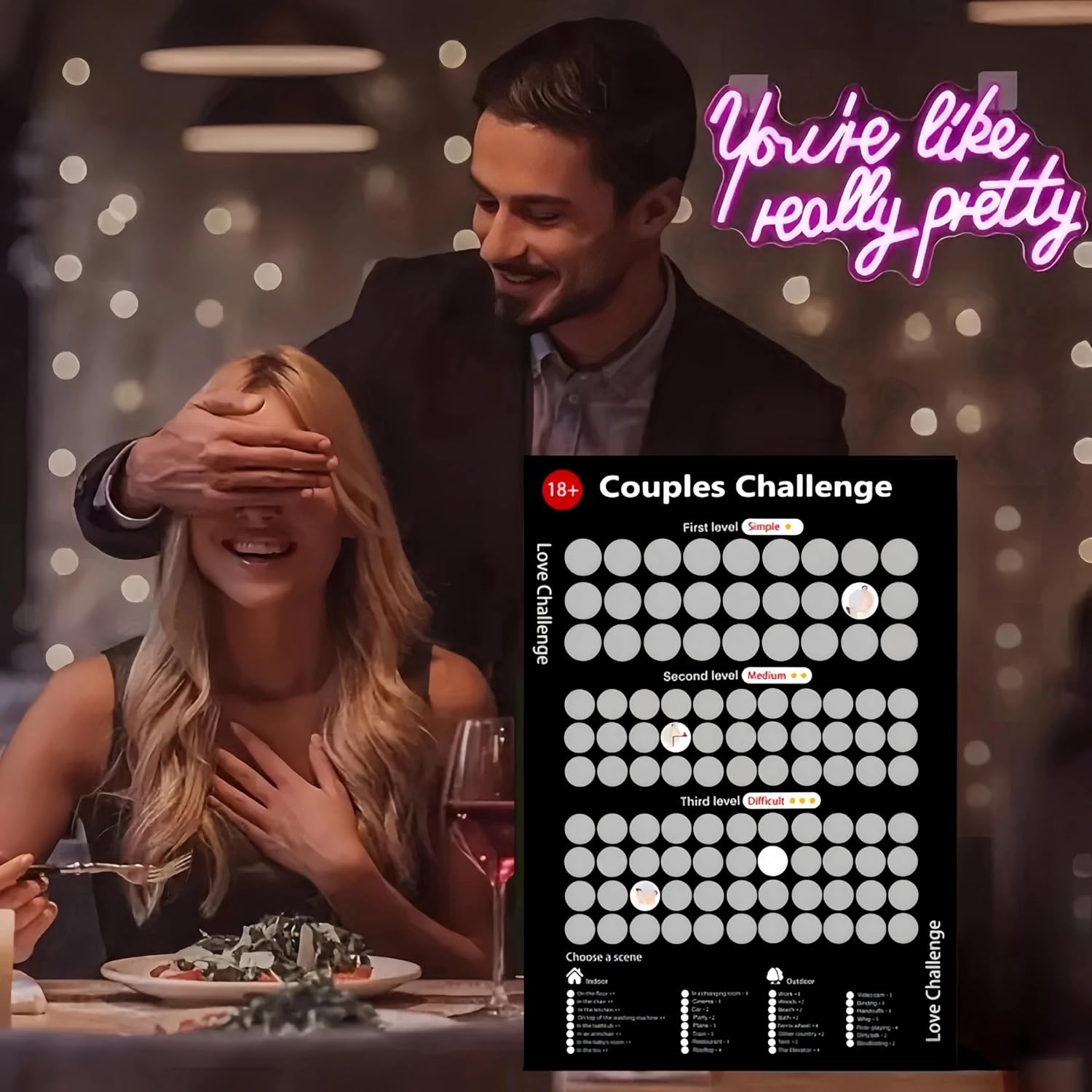 Joc Răzuibil Pentru Cupluri – The Love Game Black Edition