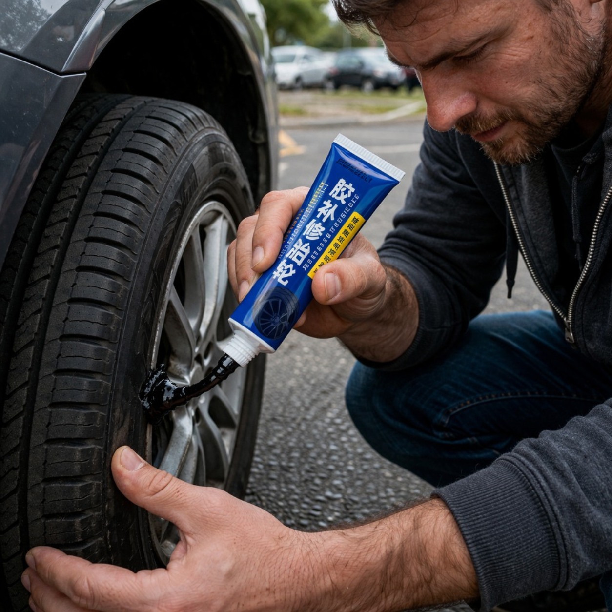 Adeziv Acrilic pentru Repararea Anvelopelor Auto