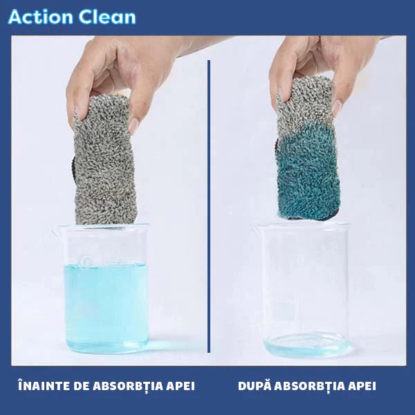 Mop Smart Curatare Rapida + 2 Lavete Gratuit