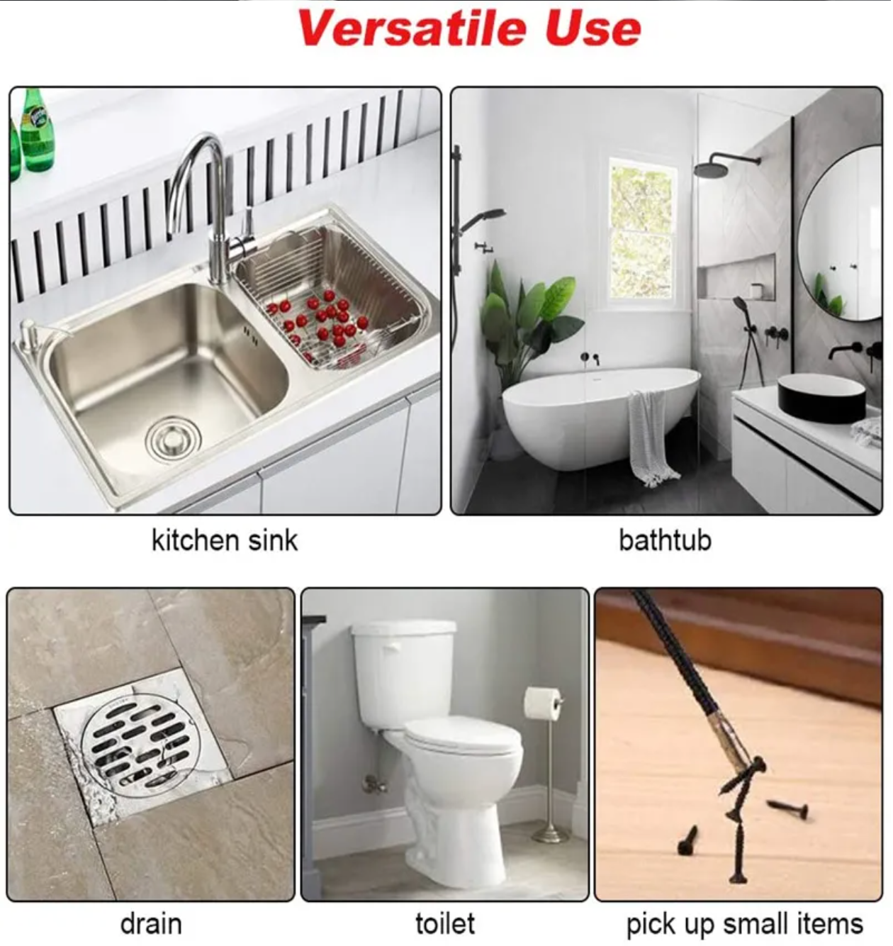 Dispozitiv de Curățare a Scurgerii Reutilizabil