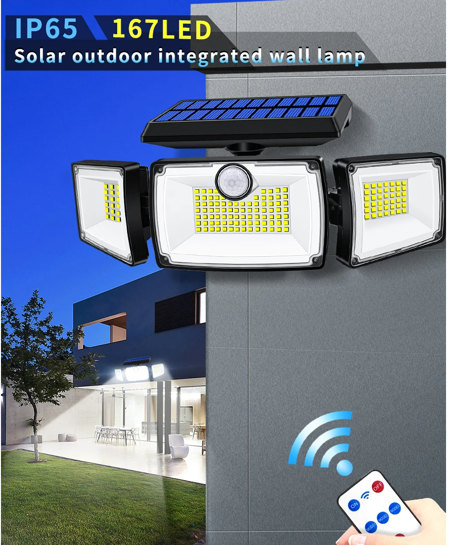 Lampă Solară cu Senzor de Mișcare , Impermeabilă