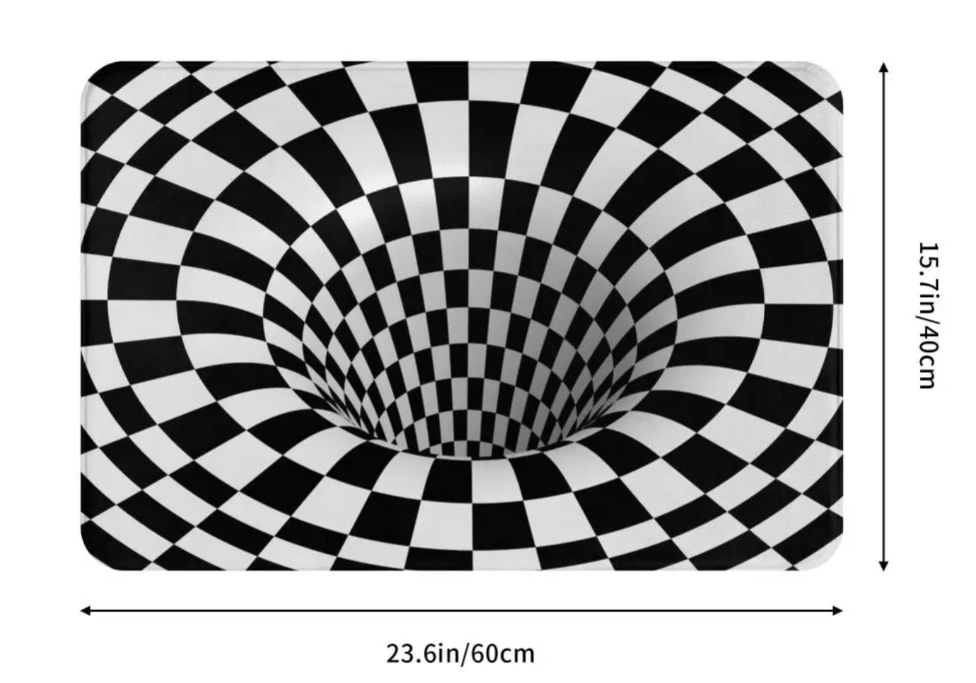 Covoras 3D Abstract Iluzie Optica