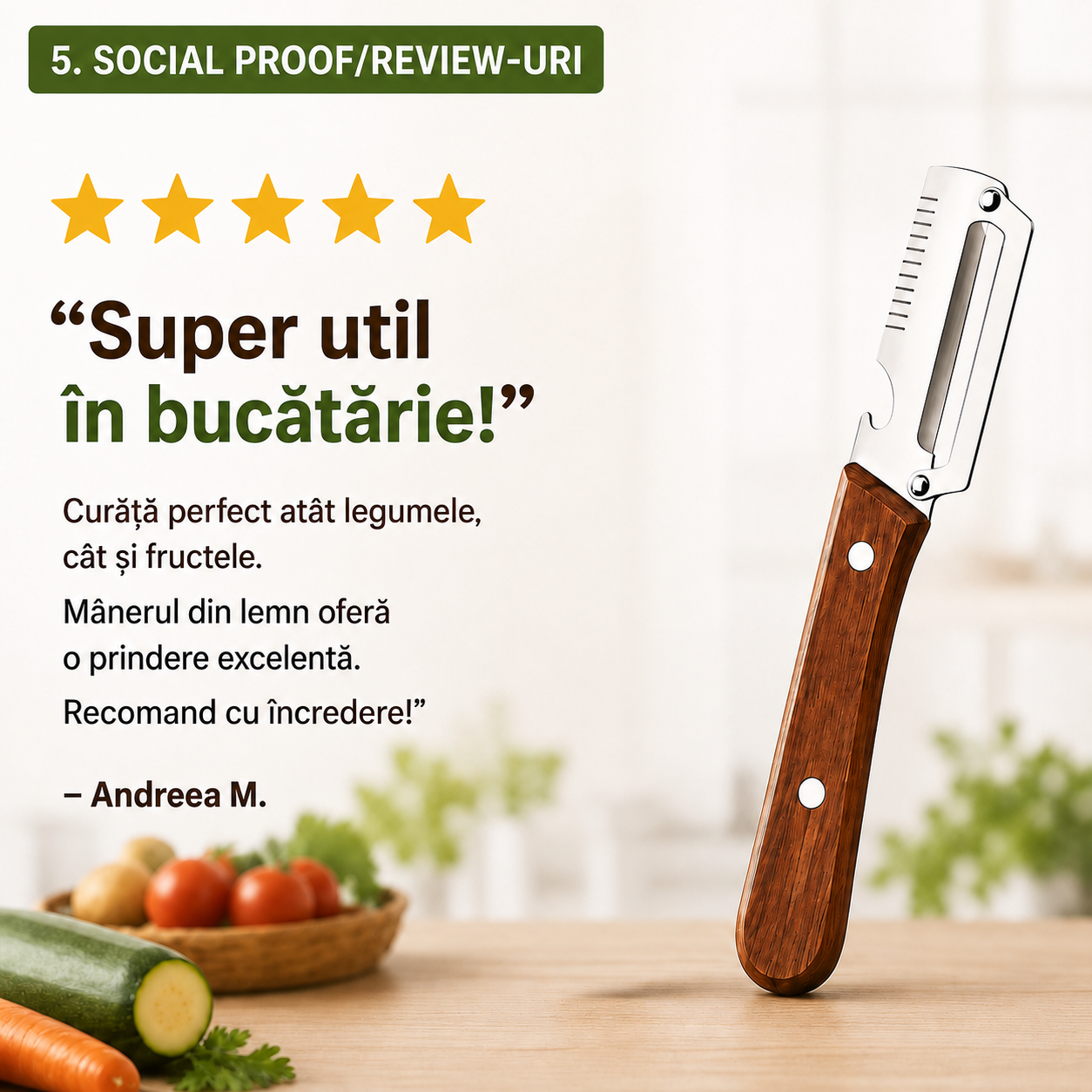Curățător 2 în 1 pentru Legume și Fructe