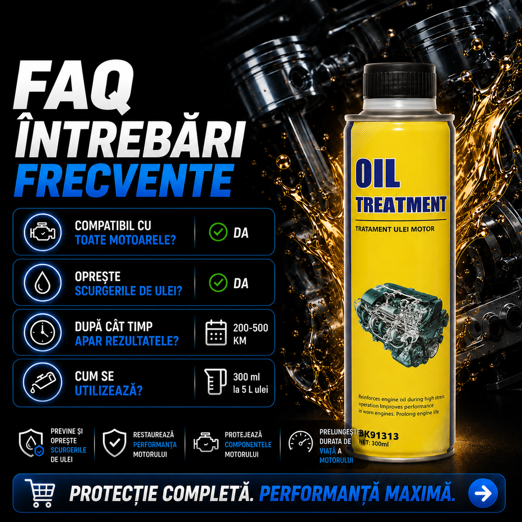 Aditiv Oprire Scurgeri Ulei Motor 300 ml
