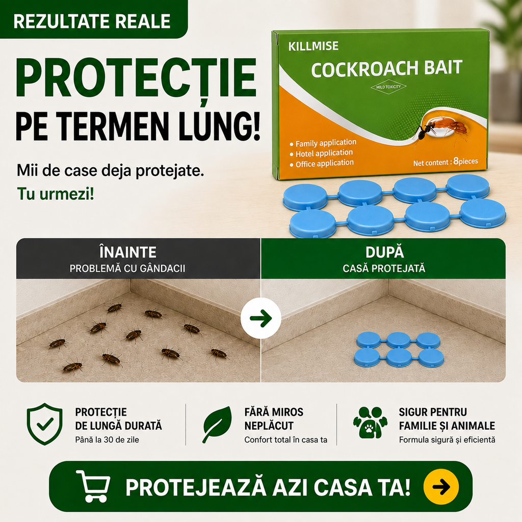 Pastile Anti Gândaci KILLMISE 8+8 Gratuit