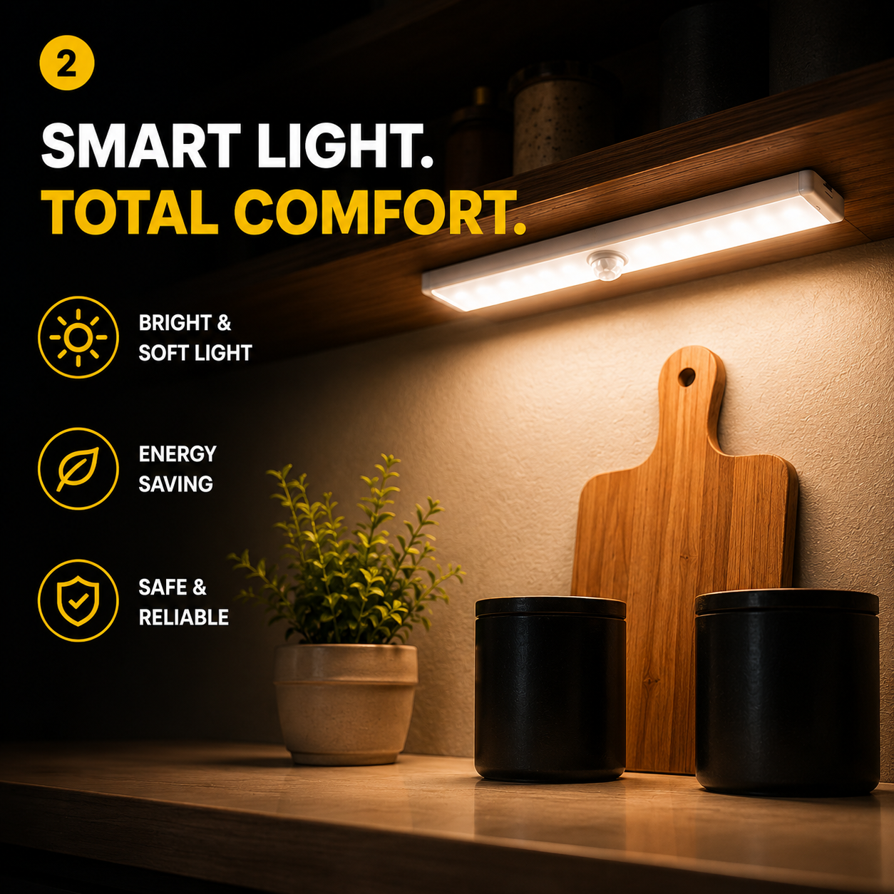 Iluminare Wireless Cu Senzor Inteligent