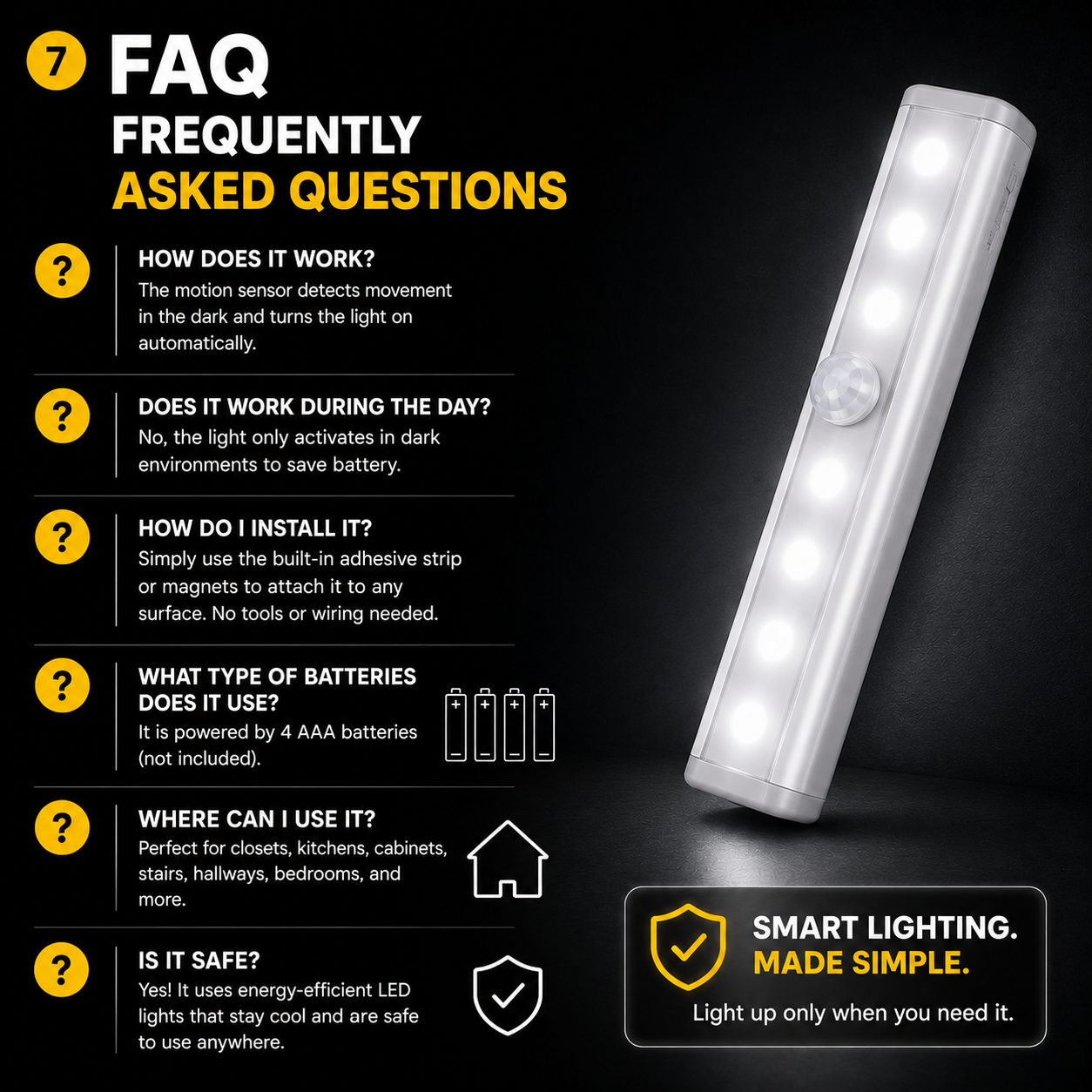 Iluminare Wireless Cu Senzor Inteligent