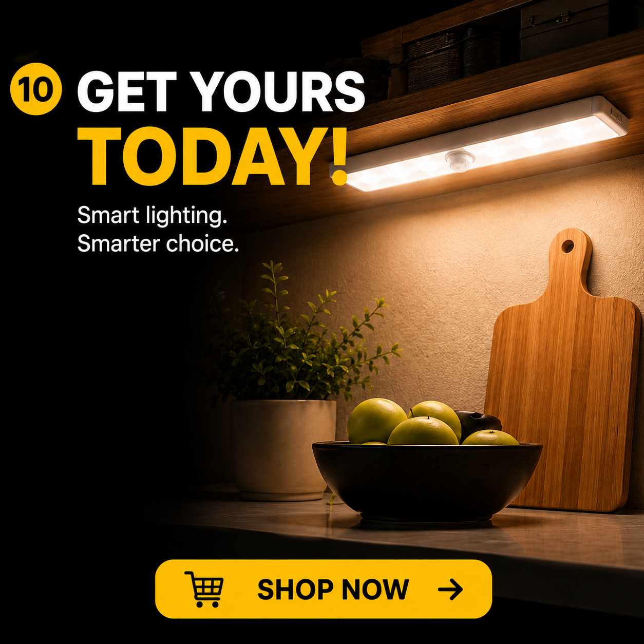 Iluminare Wireless Cu Senzor Inteligent