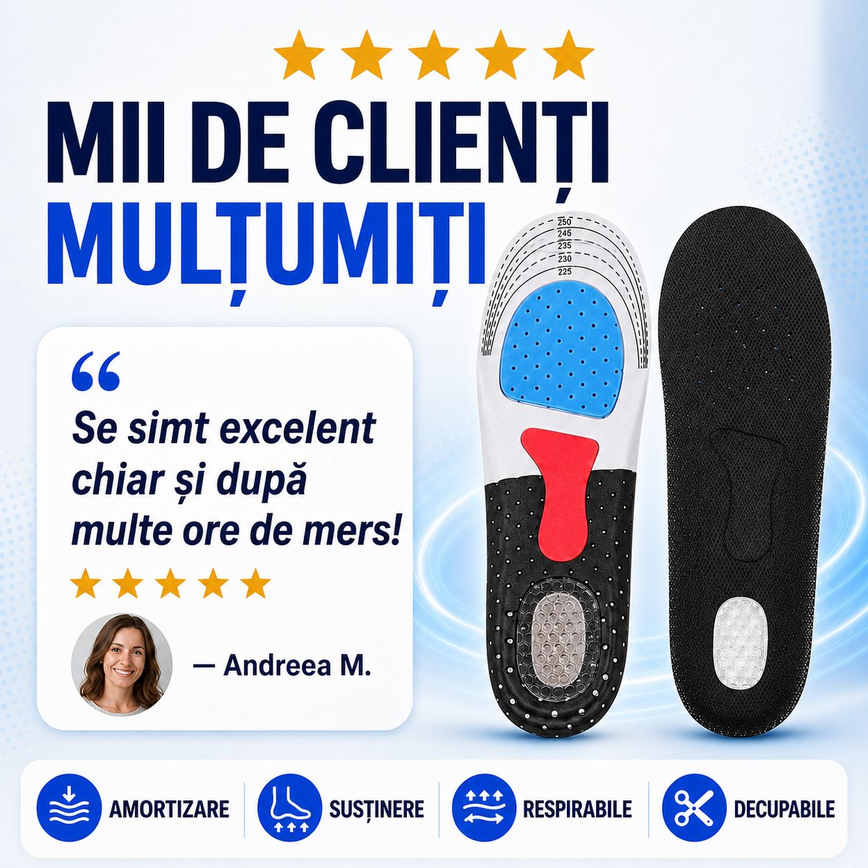 Branțuri cu Gel pentru Confort Zilnic