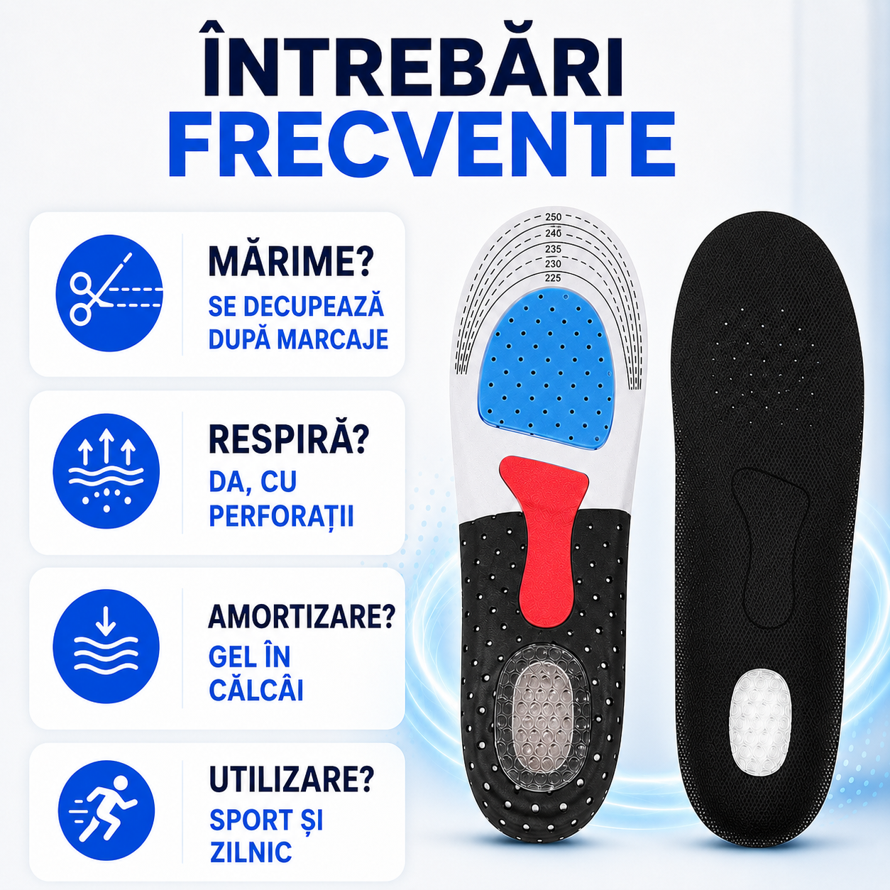 Branțuri cu Gel pentru Confort Zilnic