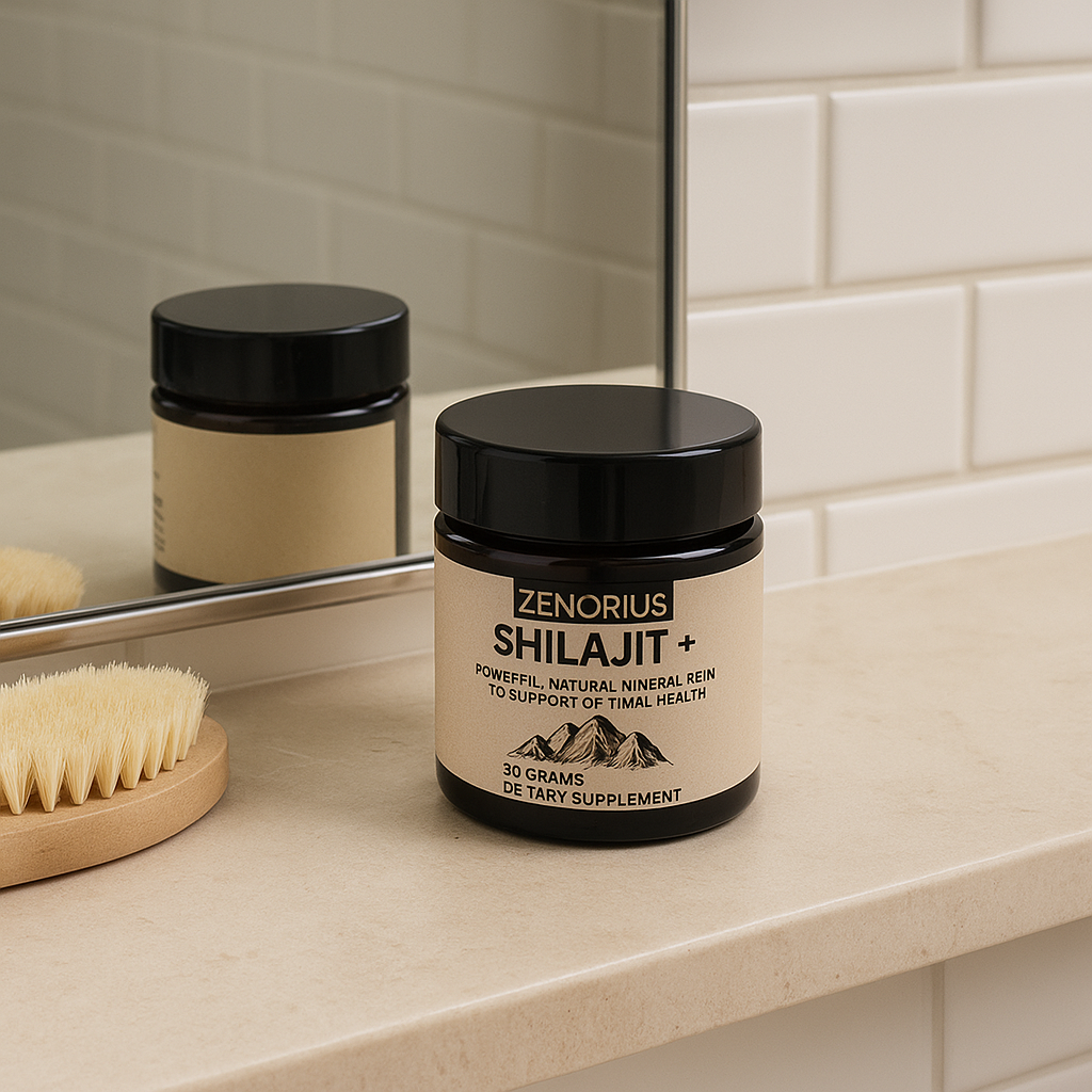 Zenorius Shilajit – Supliment Natural pentru Vitalitate, Focus și Echilibru Interior