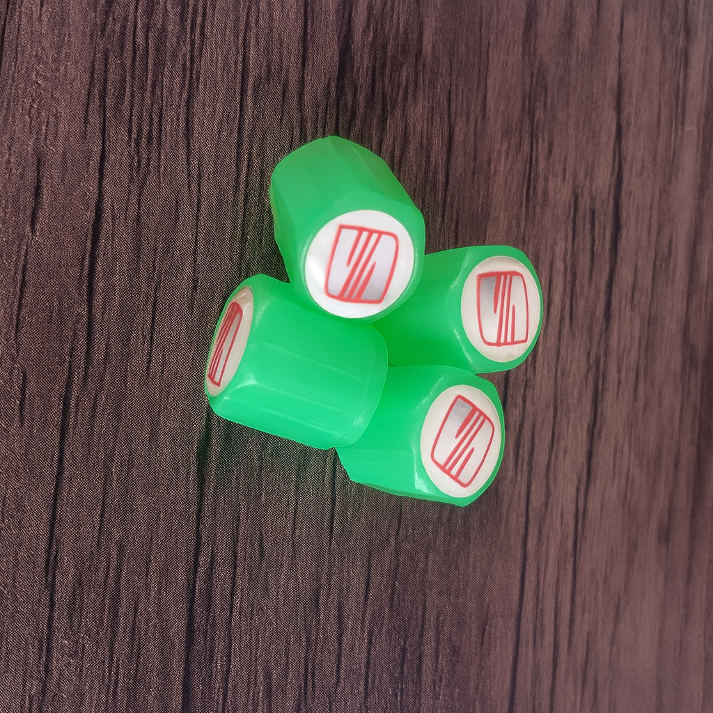 Set 4 Capace Roti Fosforescente cu Sigla