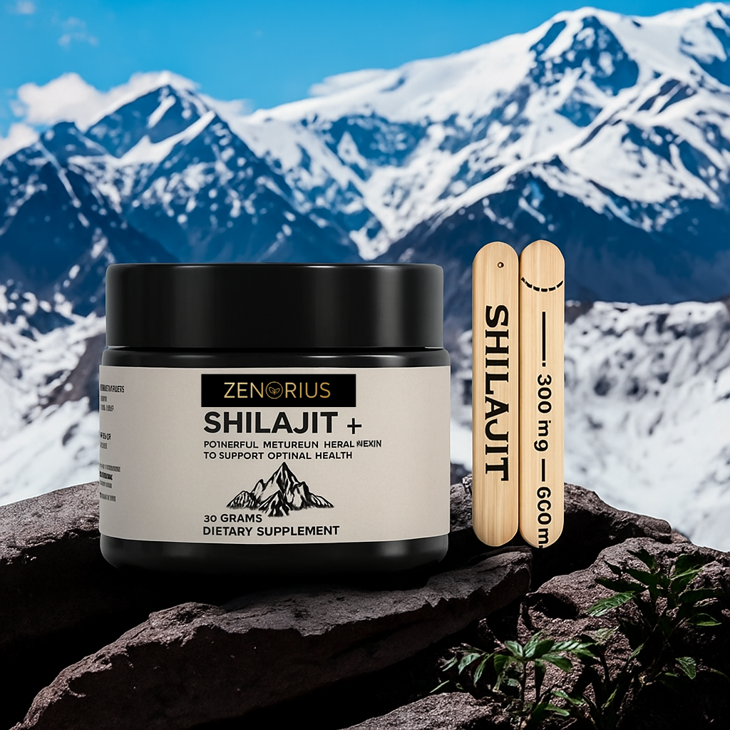 Zenorius Shilajit – Supliment Natural pentru Vitalitate, Focus și Echilibru Interior