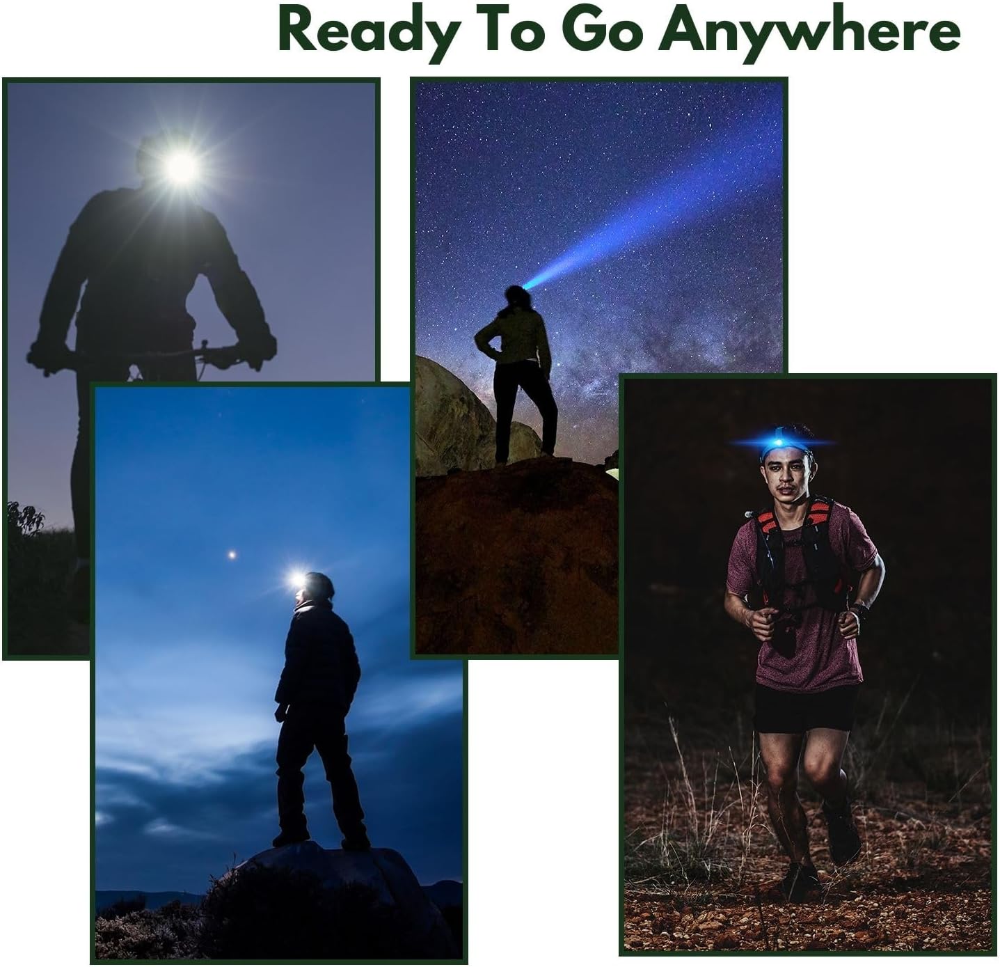 Lanternă Frontală Lightweight (6 Moduri De Iluminare)