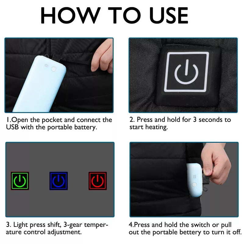 Vesta Inteligenta cu Incalzire, Unisex