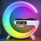 Lampa 3 in 1 - RGB Smart Light, Wireless Fast Charging, Boxa Bluetooth