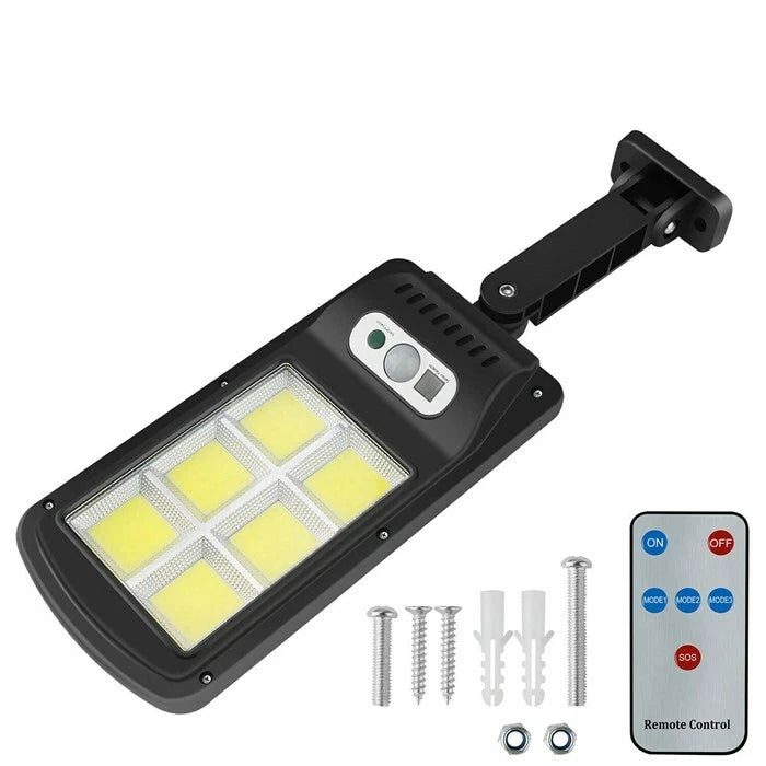 Lampă Stradală Solară Proiector LED 6 Cadrane, 100W