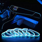 Lumini Led Auto Ambient Blue 1+1 Gratuit