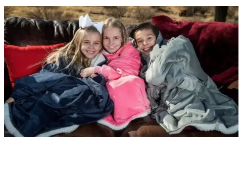 Hanorac tip Pătură, Oversized cu Glugă și Buzunar