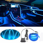 Lumini Led Auto Ambient Blue 1+1 Gratuit