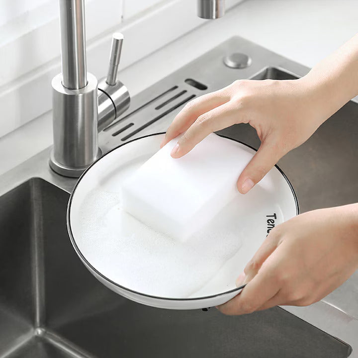 Burete Magic Alb pentru Diverse Suprafețe, Set 10 Bucăți