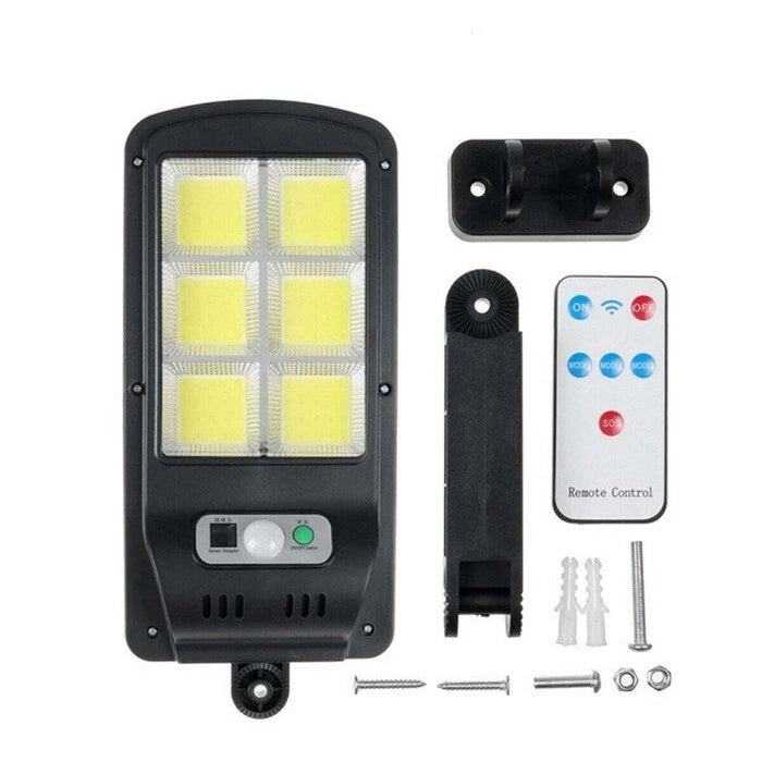 Lampă Stradală Solară Proiector LED 6 Cadrane, 100W