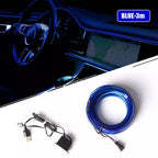 Lumini Led Auto Ambient Blue 1+1 Gratuit