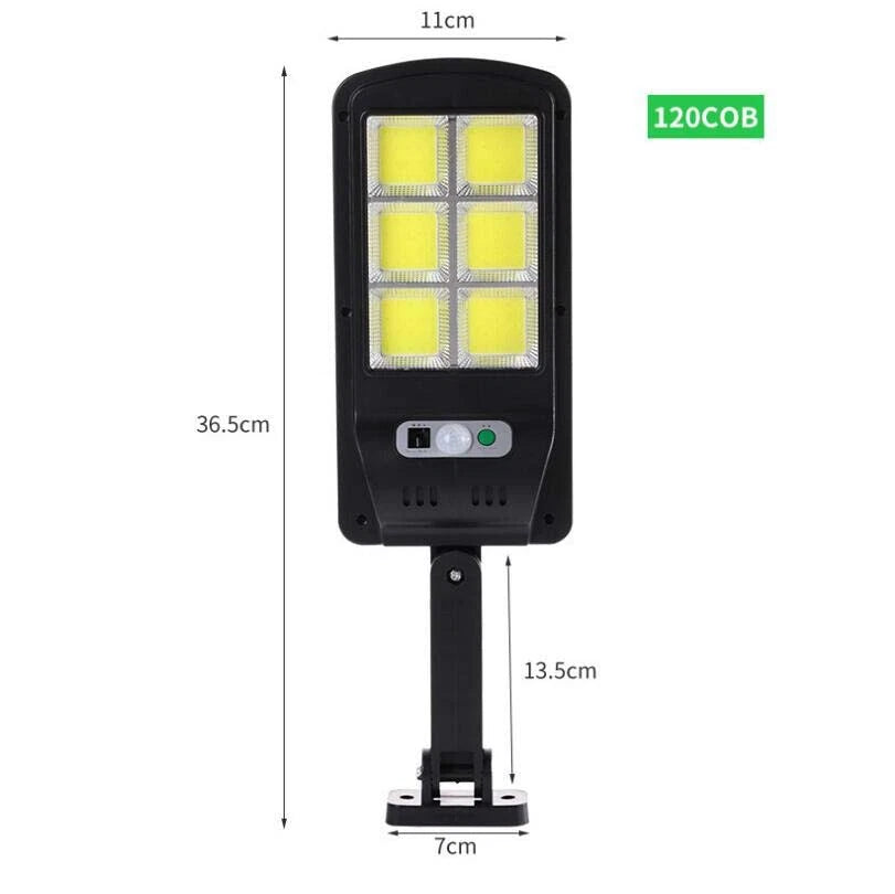 Lampă Stradală Solară Proiector LED 6 Cadrane, 100W