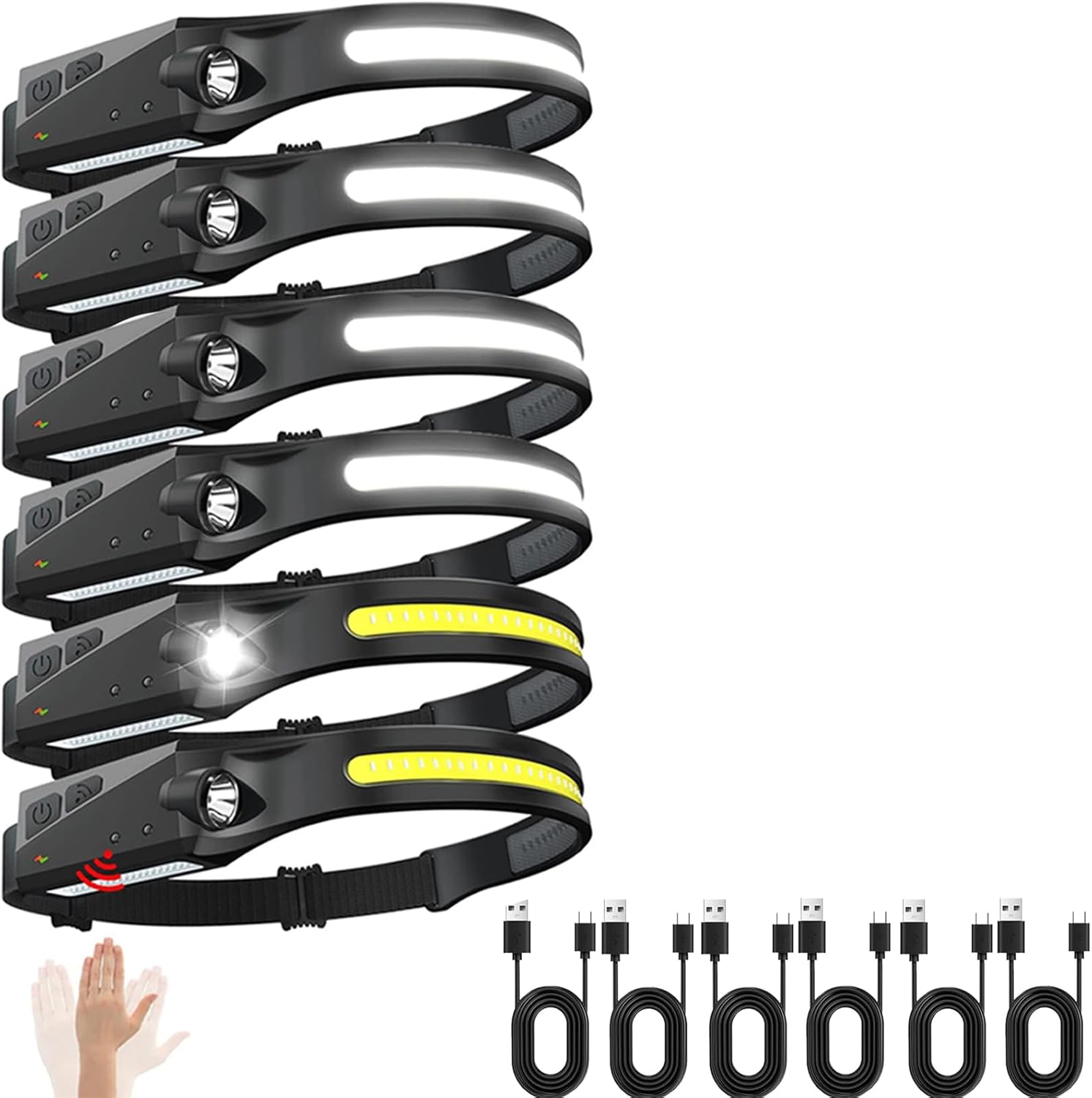 Lanternă Frontală Lightweight (6 Moduri De Iluminare)