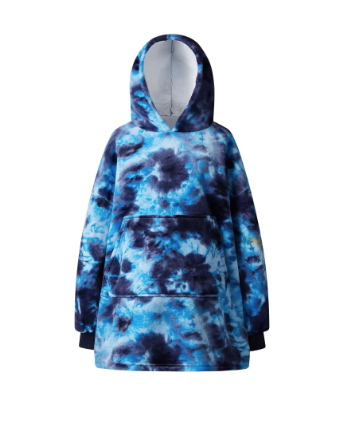 Hanorac tip Pătură, Oversized cu Glugă și Buzunar