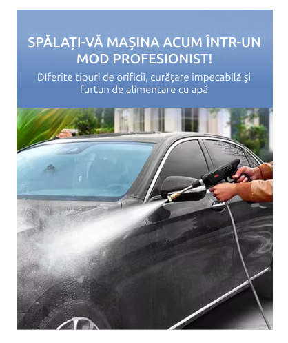 Pistol cu presiune turbo și 3 moduri de pulverizare