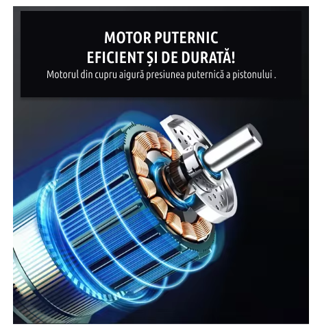 Pistol cu presiune turbo și 3 moduri de pulverizare