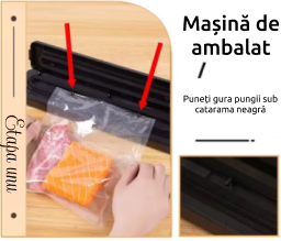 Mini aparat de etanșare și vidare pentru alimente