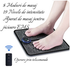 Aparat Masaj Picioare EMS (8 moduri de masaj, 19 nivele de intensitate)