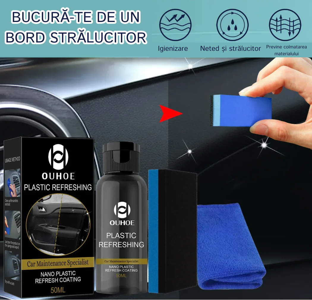 Kit Concentrat Restaurare Plastice Auto Interior&Exterior
