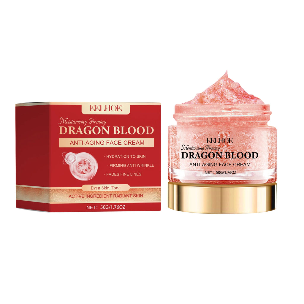 3pcs Dragon Blood Face Care Set Brightening Firming Removel Wrinkle Serum Even Skin Tone Nourishing Hydrating Cream Korean - Moisturizing Cream