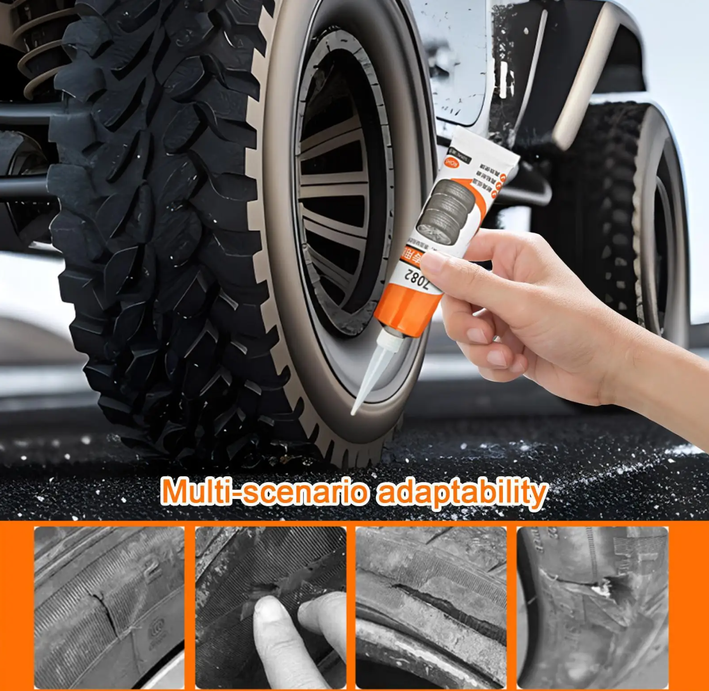 Adeziv Acrilic pentru Repararea Anvelopelor Auto