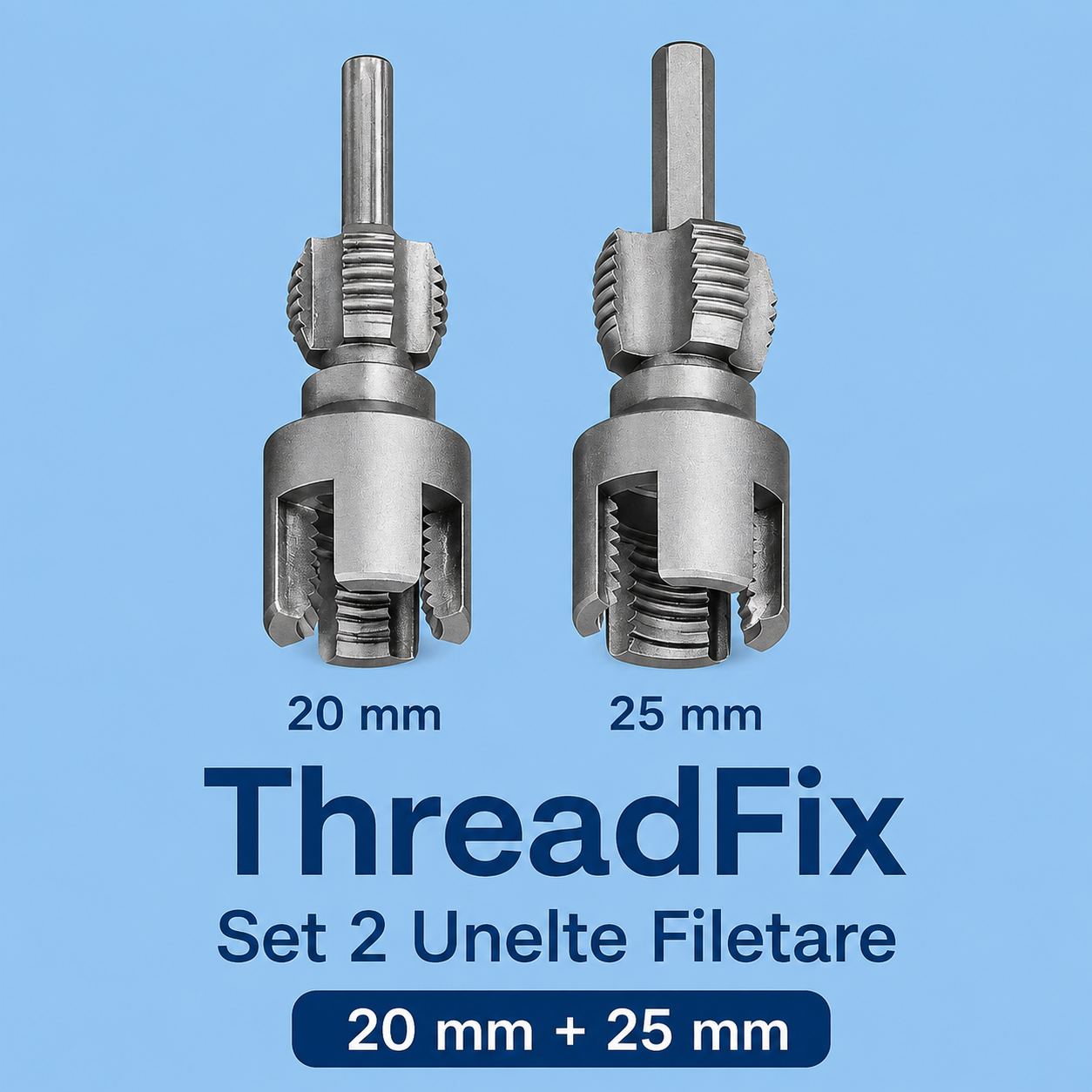 Unelte pentru Repararea Filetelor 20/25/32 mm