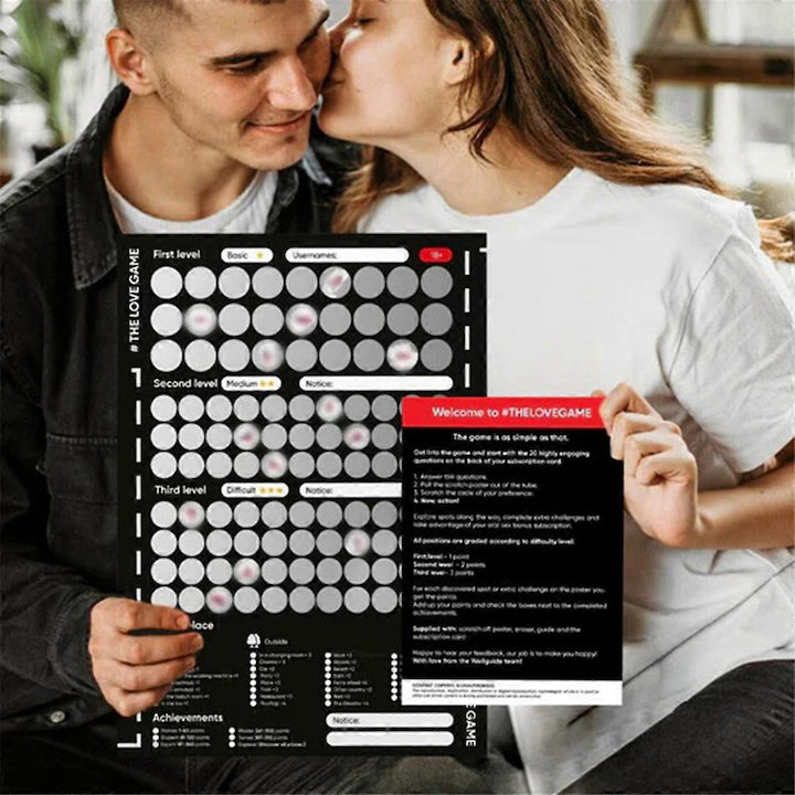 Joc Răzuibil Pentru Cupluri – The Love Game Black Edition