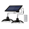 Lampa solara, 3 moduri de iluminare, lumina rece, senzor de lumina, control prin telecomanda