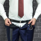 Prindere pentru camasa tip curea, ShirtStay, negru
