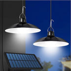 Lampa solara, 3 moduri de iluminare, lumina rece, senzor de lumina, control prin telecomanda