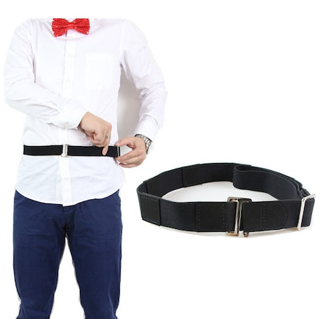 Prindere pentru camasa tip curea, ShirtStay, negru