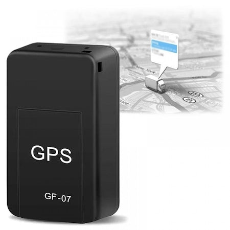 Dispozitiv inteligent pentru urmarire prin GPS, cu microfon, GMO, Tracker GF-07, compatibil cartela SIM si card MicroSD, cu magnet puternic