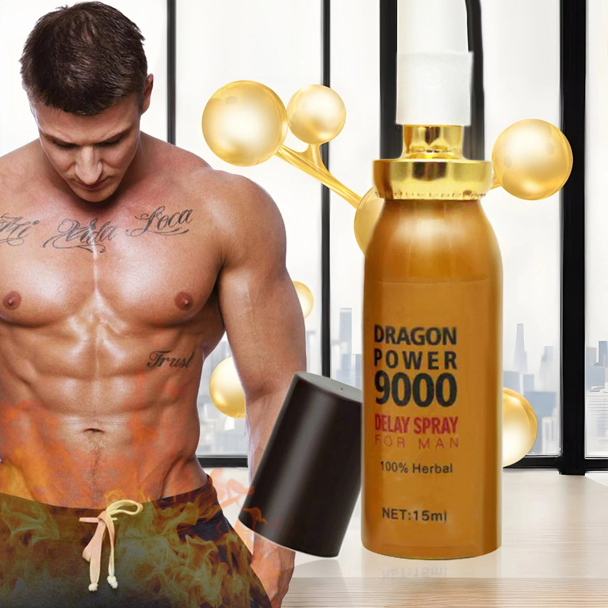 Dragon Power 9000 Spray Delay Erecție De Durată